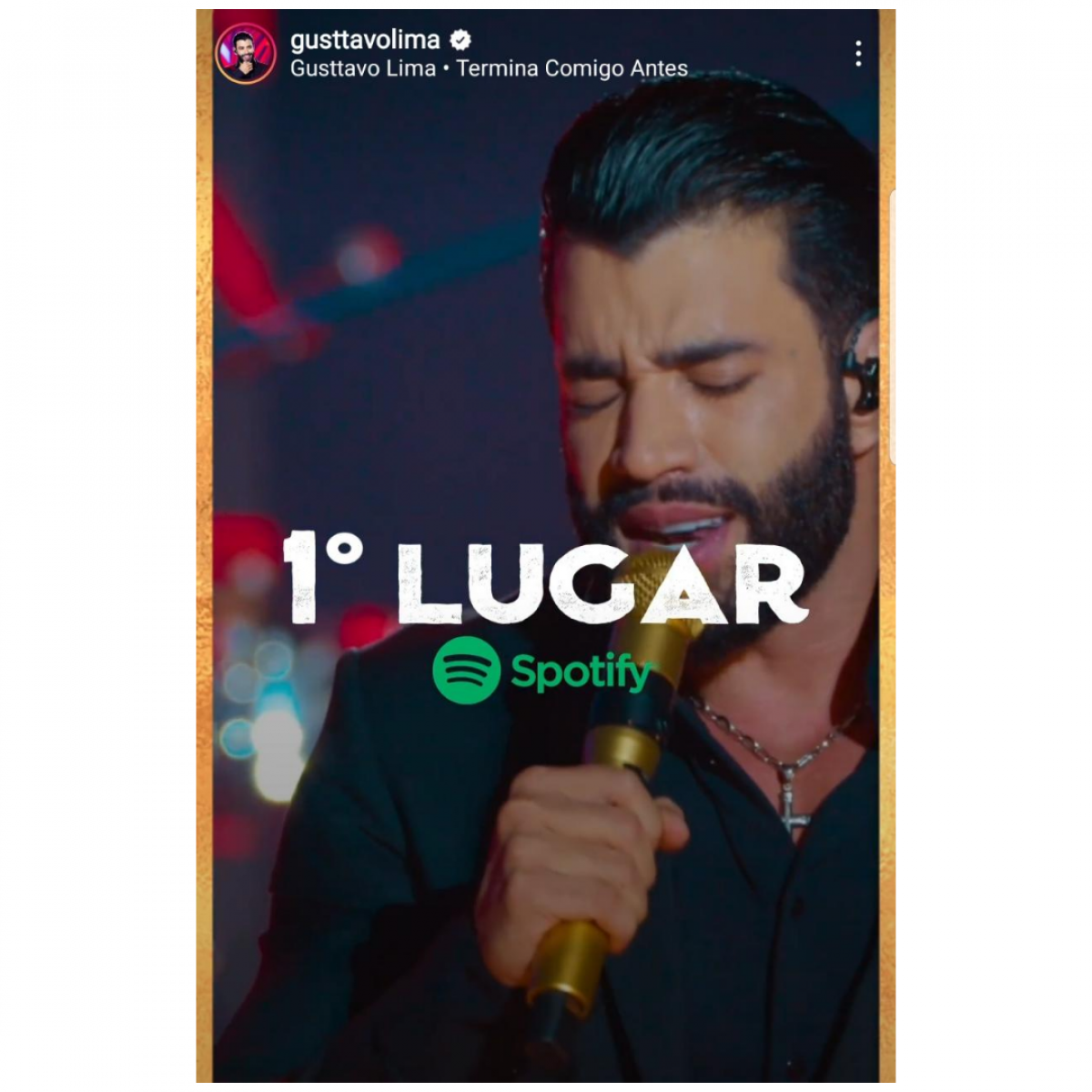 Gusttavo Lima - Vamos curtir essa playlist no Spotify que tá top